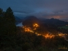 Blick auf Hohenschwangau im Abend