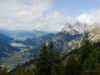 Blick vom Hahnenkamm Höfen (ca. 1800 m hoch)